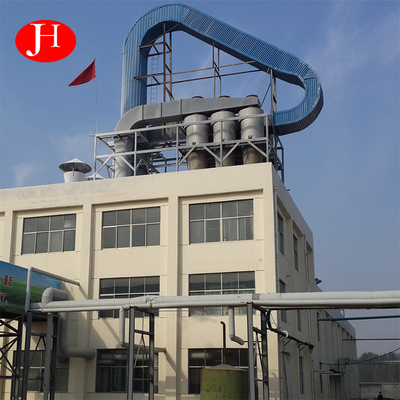 Peralatan Pengering Aliran Udara Pengolahan Pati Singkong Stainless Pipa Udara Panas Cundle