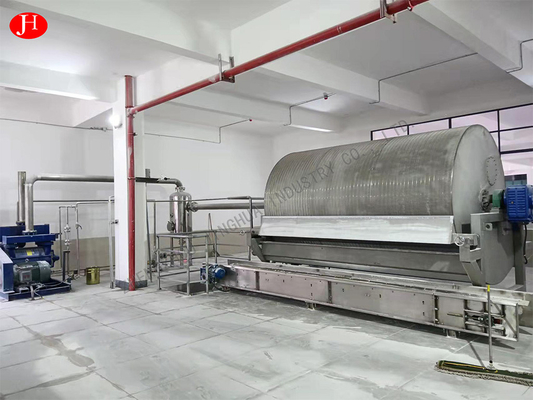 Perlengkapan pengolahan pati singkong yang disesuaikan untuk produksi skala besar yang disesuaikan