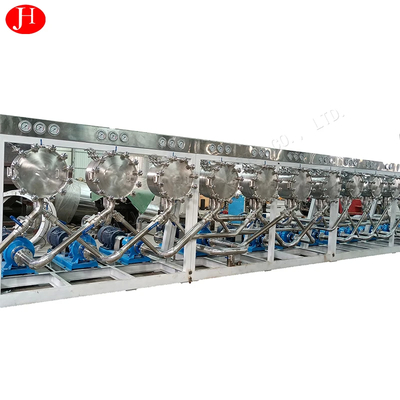 Pembersihan penggilingan pengemasan mesin pati kentang manis dalam bahan stainless steel