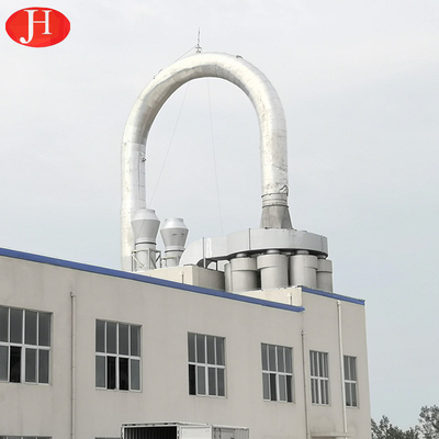 Mesin tepung kentang manis dari stainless steel untuk mengkonsentrasi kapasitas produksi
