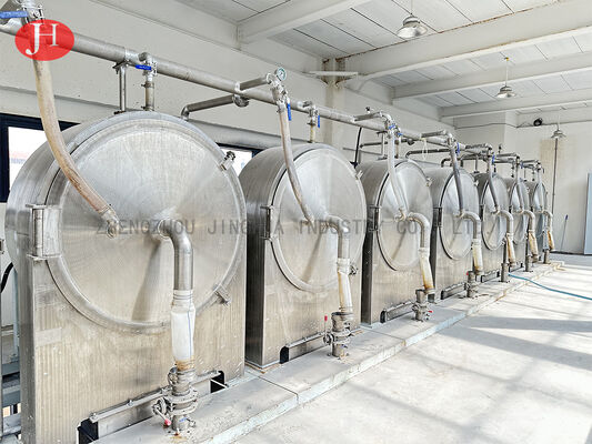 Mesin Pembuat Pati Kentang Dehidrasi Centrifuge Sieve