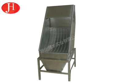 Stainless Steel Gravity Arc Saringan Jagung Tepung Ayak Mesin Operasi Ramah