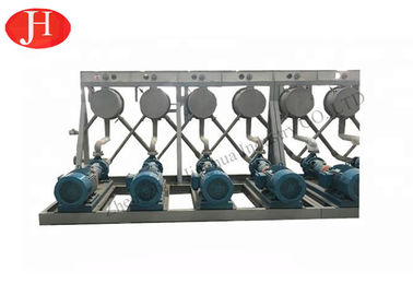 12 T / H Kapasitas Singkong Pati Pengolahan Baris Hycrocyclone Starch Slurry Dehydrator Machine