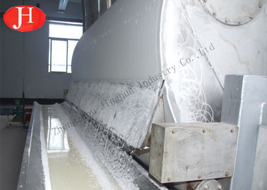 Efisiensi Tinggi Mesin Pengolahan Pati Singkong Vacuum Filter Starch Slurry Dewatering