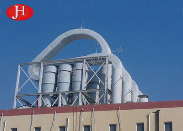 97 Kw Power Singkong Starch Peralatan Pengolahan Kerja Terus Menerus Pengering Airflow