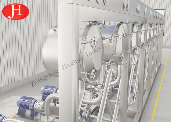 Stainless Steel 12t / H Pengering Susu Pati Singkong