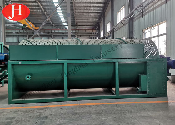 30Kw 50t / H Rotary Washer Mesin Pati Ubi Jalar