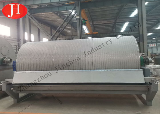 3000Kg Singkong Tepung Susu Dehidrator Filter Vakum Jalur Pengolahan Pati
