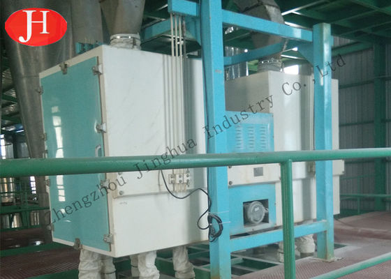 2.2Kw 8t / H Mesin Pengayak Tepung Singkong Empat Bin Pati