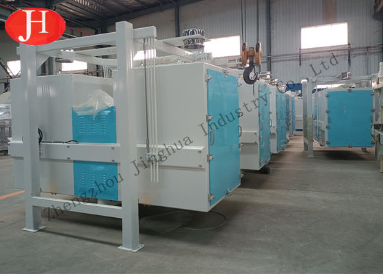 Dia 55mm Double Bin Grading Mesin Tepung Gandum 4t / H.