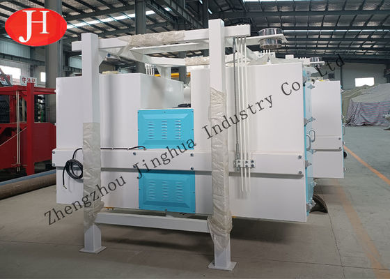 Dia 55mm Double Bin Grading Mesin Tepung Gandum 4t / H.