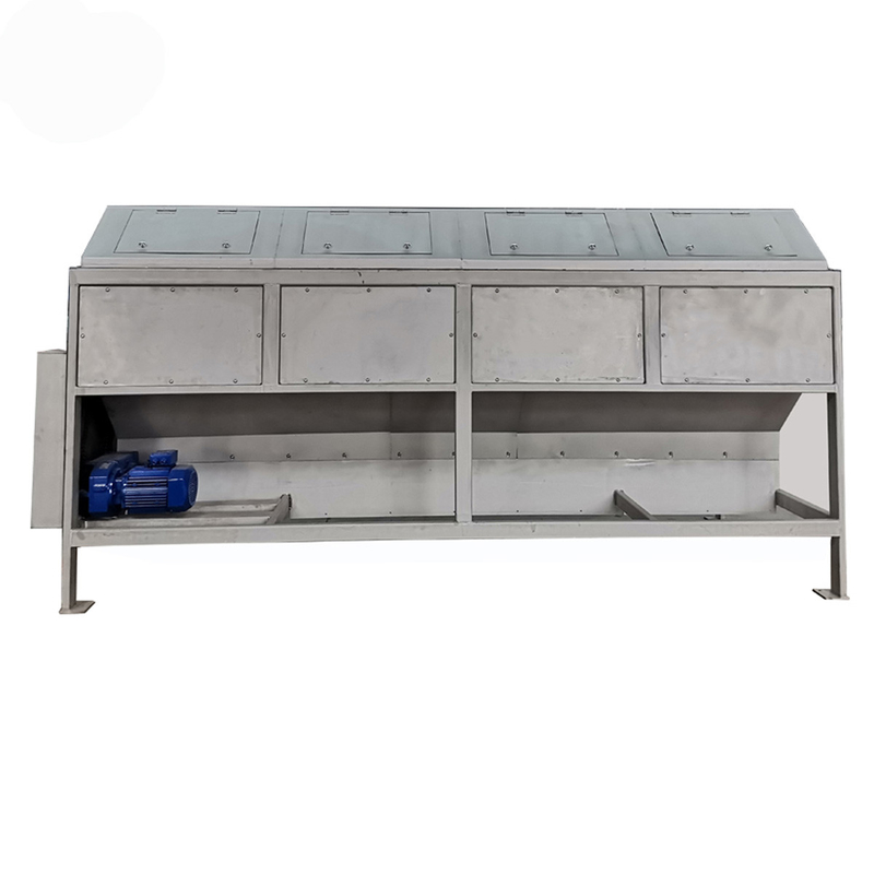 Mesin Pembuat Pengupas Singkong Stainless Steel Lini Produksi Tepung 800mm 5t / H
