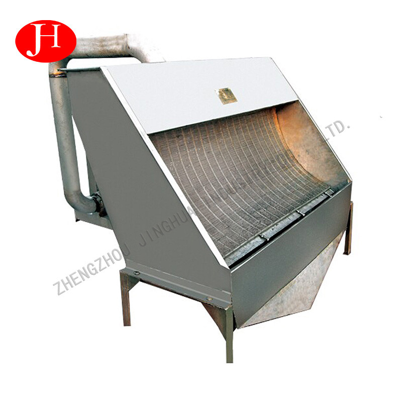 Stainless steel pati jagung pabrik produksi tepung saringan busur gravitasi