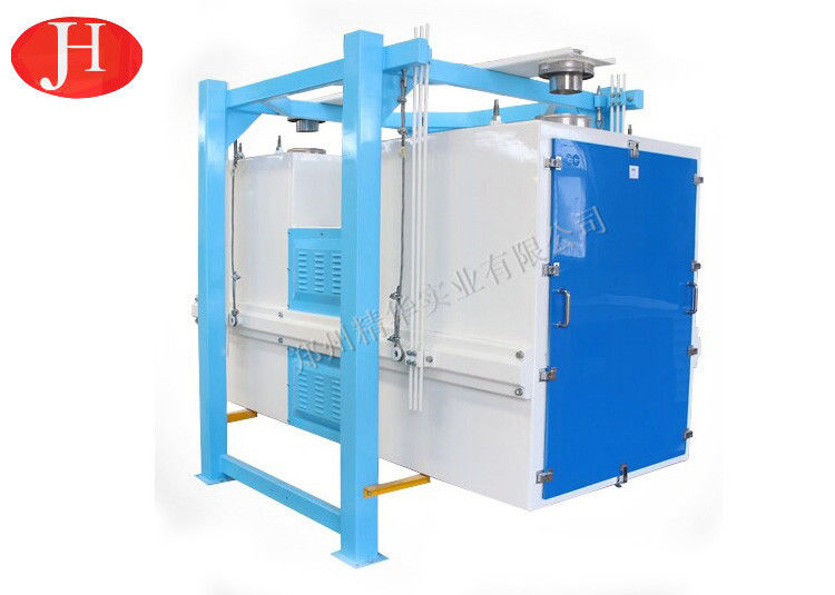 Mesin Pengayak Tepung Jagung Efisiensi Tinggi Area Layar Besar Stainless Steel 8 T/H