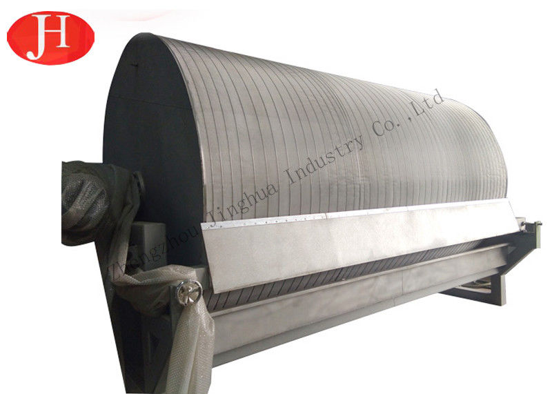 Efisiensi Tinggi Mesin Pengolahan Pati Singkong Vacuum Filter Starch Slurry Dewatering