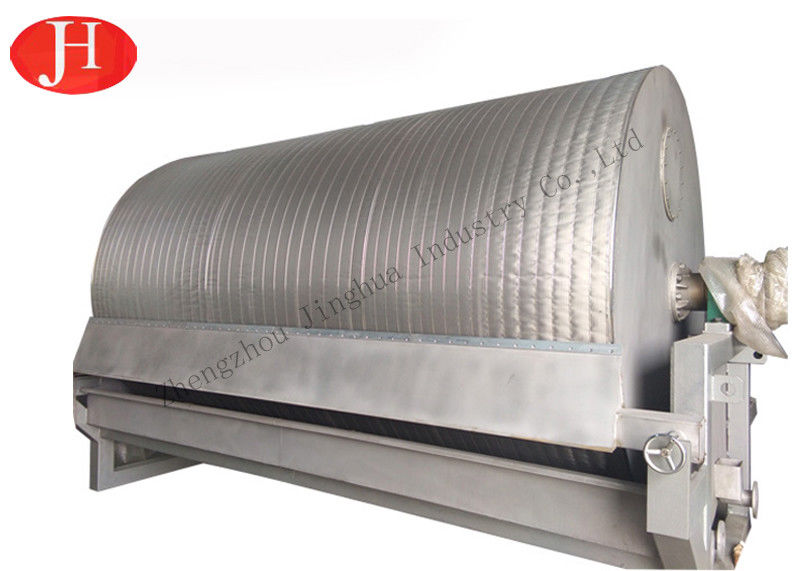 Mesin pati kentang manis dari stainless steel Peralatan Filter vakum terus menerus