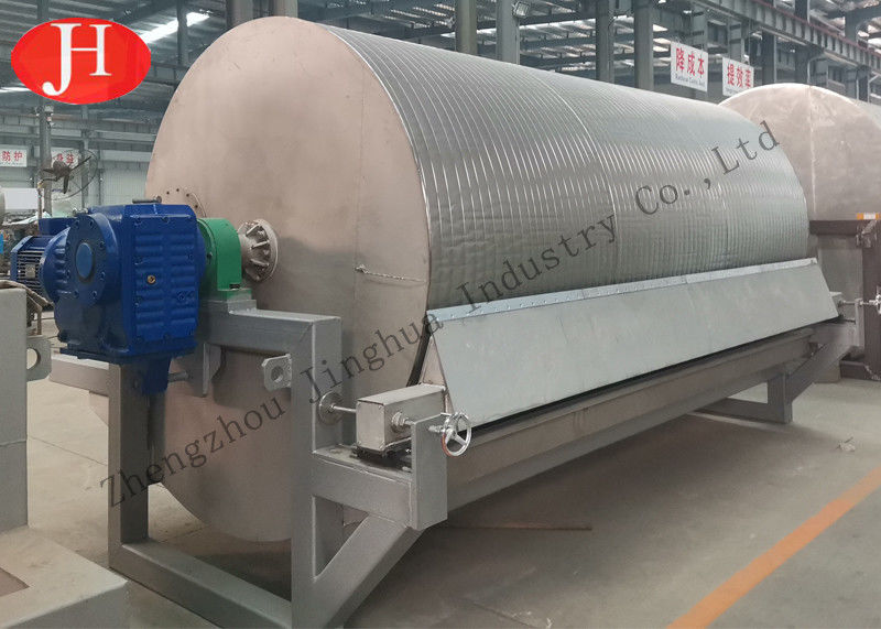 3000Kg Singkong Tepung Susu Dehidrator Filter Vakum Jalur Pengolahan Pati