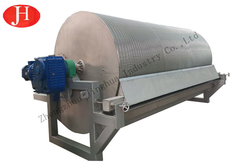 Peralatan Pengolahan Pati Singkong 4kw 8t / H Filter Vakum Air Susu