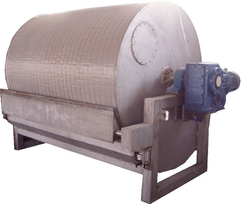 Peralatan Filter Vakum Rotary Drum Singkong Stainless Steel