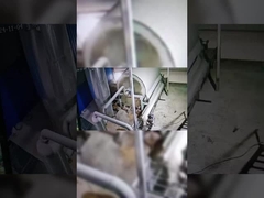 Mesin pati kentang manis yang sangat efisien 400kg layar stainless steel