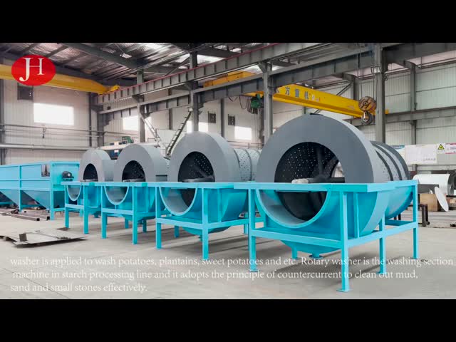 Cina 21r/Min Mesin Pembersih Singkong Multifungsi Mesin Cuci Dayung Singkong 35t/H Dijual