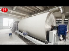 Makanan Cassava Starch Dewatering Pengeringan Filter vakum Baja tahan karat
