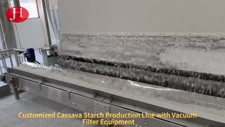 Filter Vakum Putar Pati Singkong Stainless Steel Mesin Pengolah Makanan Multifungsi